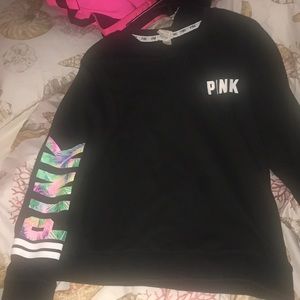 Long Sleeve Pink Crewneck